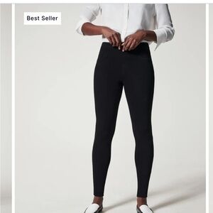 Spanx pull on Jean style black legging size small